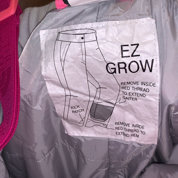 NWT The North Face Girls Snowquest Suspender Pants, Pink, Medium - Picture 14 of 16